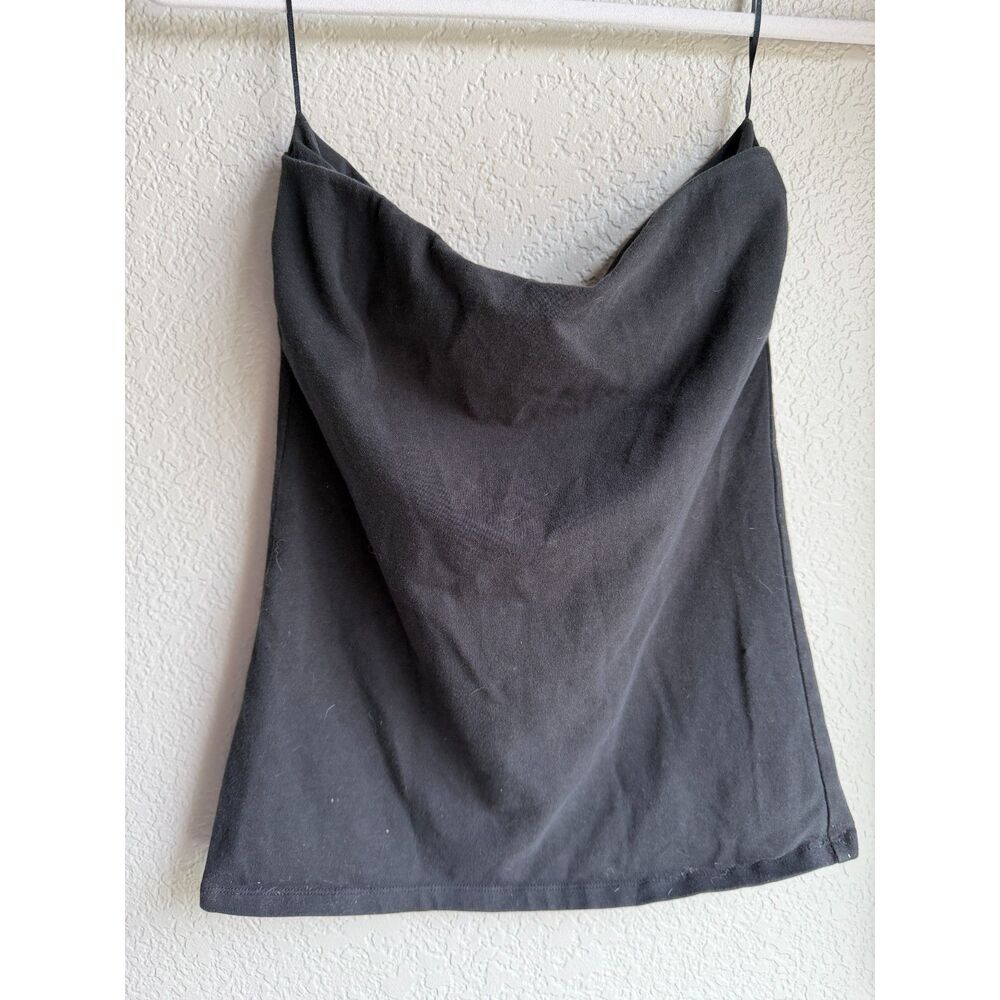 2010 Express Sexy Basic Tube Top Small Black Strapless Cotton Stretch